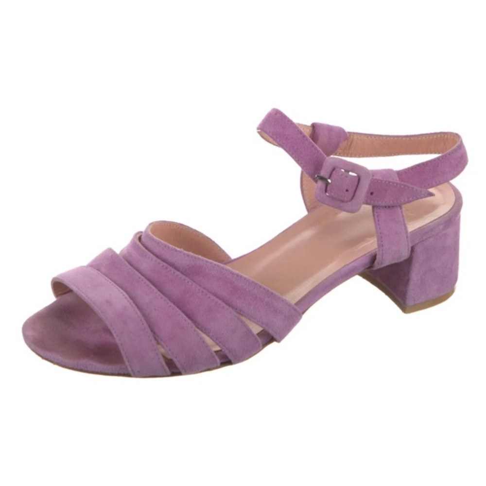 Maryam Nassir Zadeh Palma Sandals lilac suede size 39